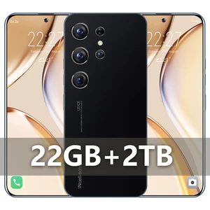 New S24 Ultra+ Smart Phone 5G Original Android 7.3 Inch HD Full Screen 22GB+2TB Mobile Phones Global Version 4G 5G S26 Ultra(BUY 2 GET 1 FREE).